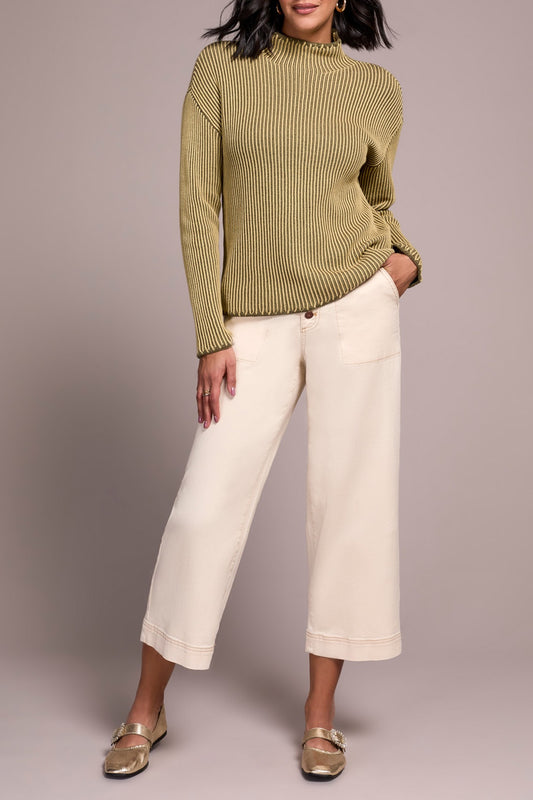 L/S FUNNEL NK SWEATER